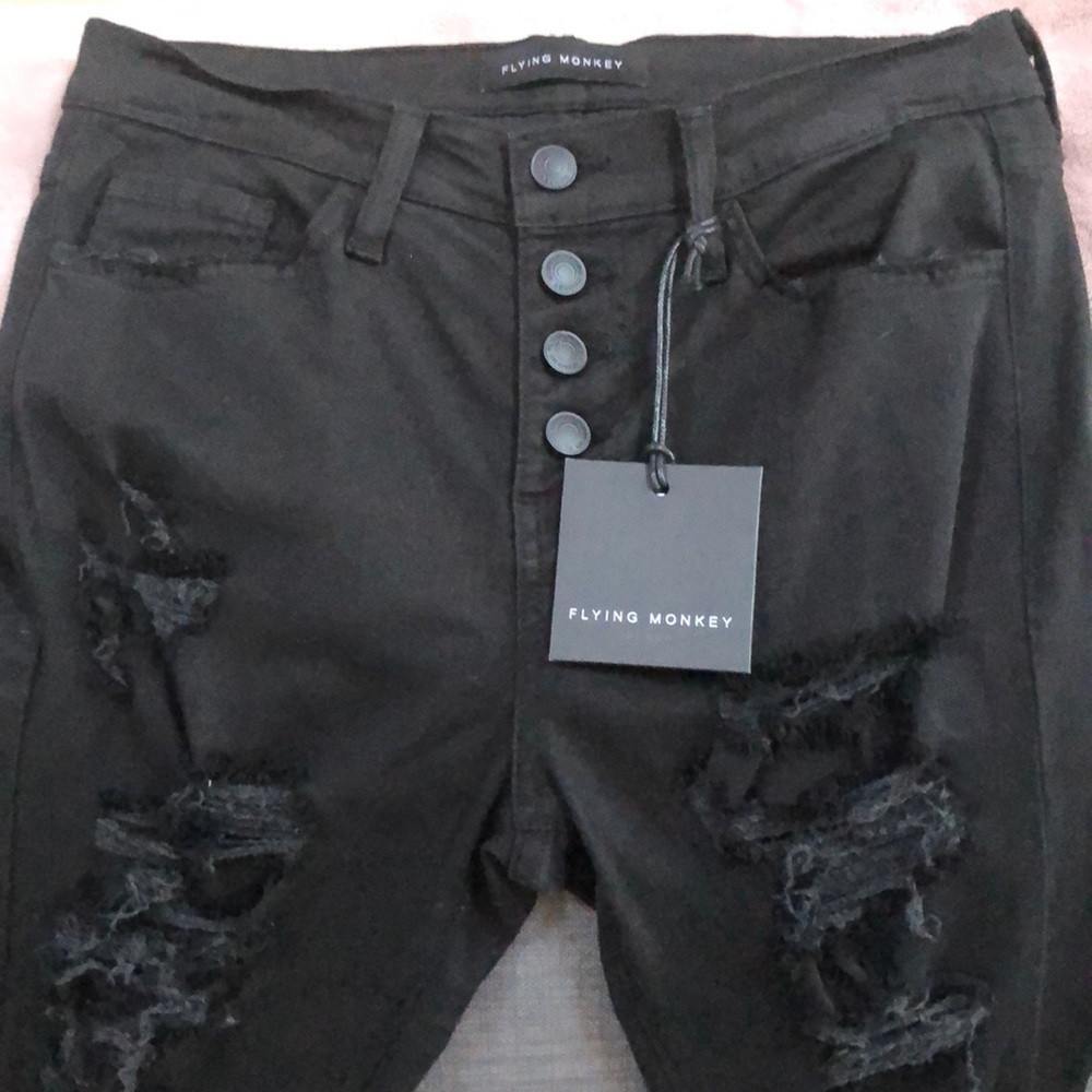 Flying monkey black jeans size 27